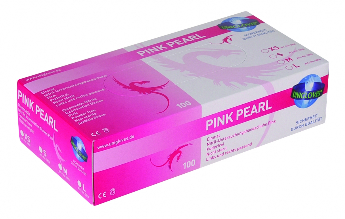 Unigloves Pink Pearl Handschuhe